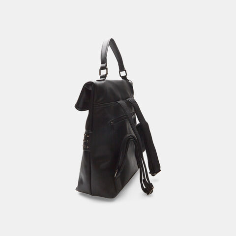 Bolso de mano para mujer BATA con cremallera, Negro Opaco Bolso de mano para mujer BATA con cremallera, Negro Opaco